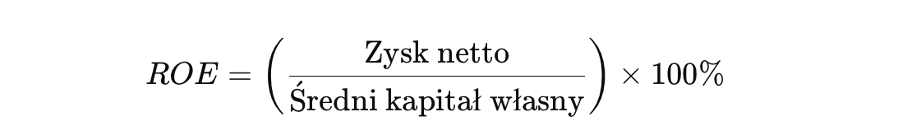 ROE wzór