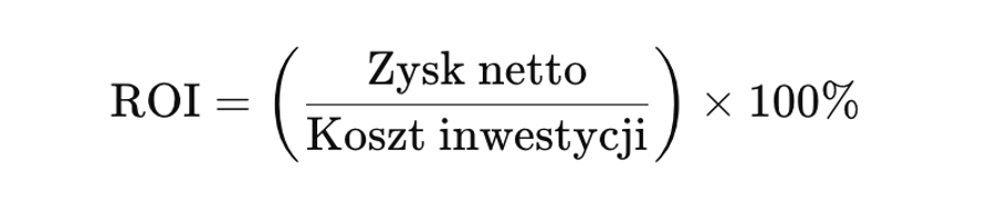 ROI wzór