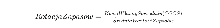 Rotacja zapasów wzór