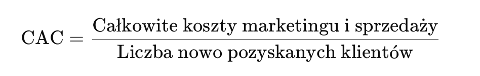 Wzór na CAC