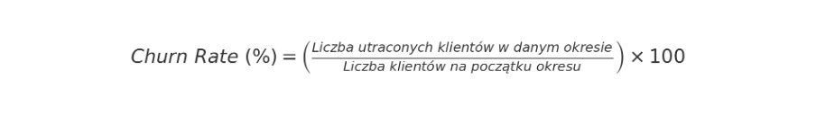 Churn rate - wzór